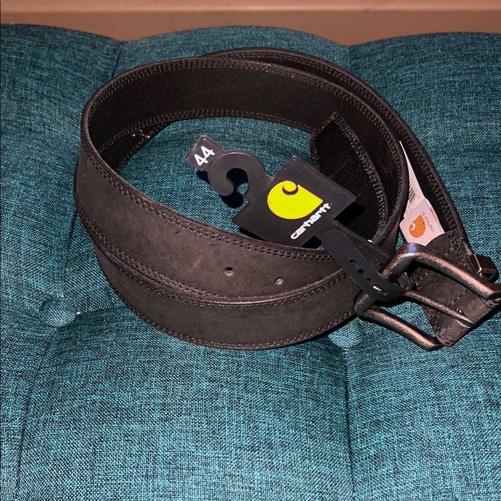 Carhartt Men's Black Leather Belt